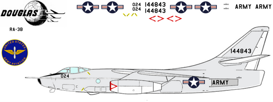 Douglas RA-3B 144843 United States Army
