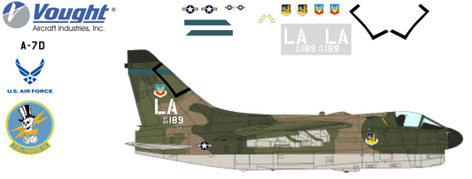 LTV A-7D 69-6189 United States Air Force