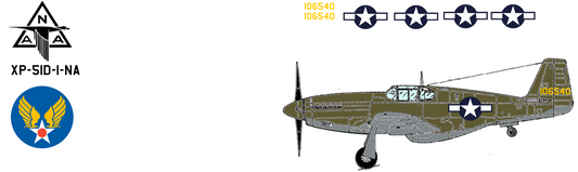 North American XP-51D-1-NA 42-106540