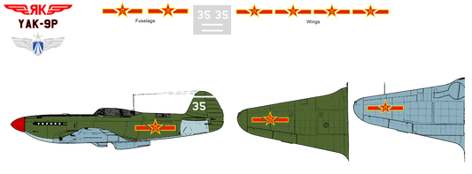 Yak-9P White 35 People's Liberation Army Air Force