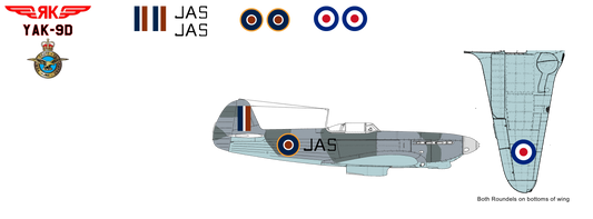 Yak-9DD JAS Royal Air Force