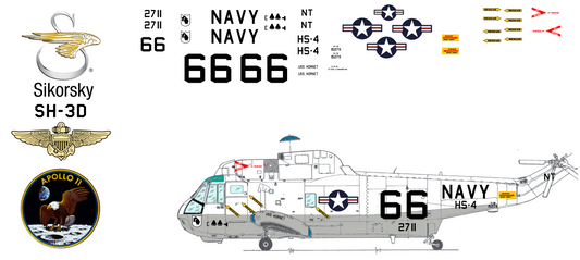 Sikorsky SH-3D Sea King 152711 Apollo 11 Recovery