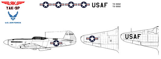 Yak-9P T2-3002 United States Air Force
